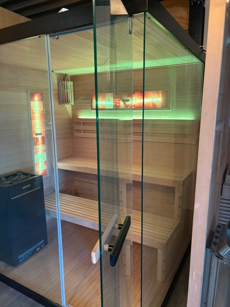 Zoutsteen sauna I Zomeropruiming, Sport en Fitness, Ophalen, 8431 NA, buurstede 17, Fins of Traditioneel, Info@wellness4fun.nl