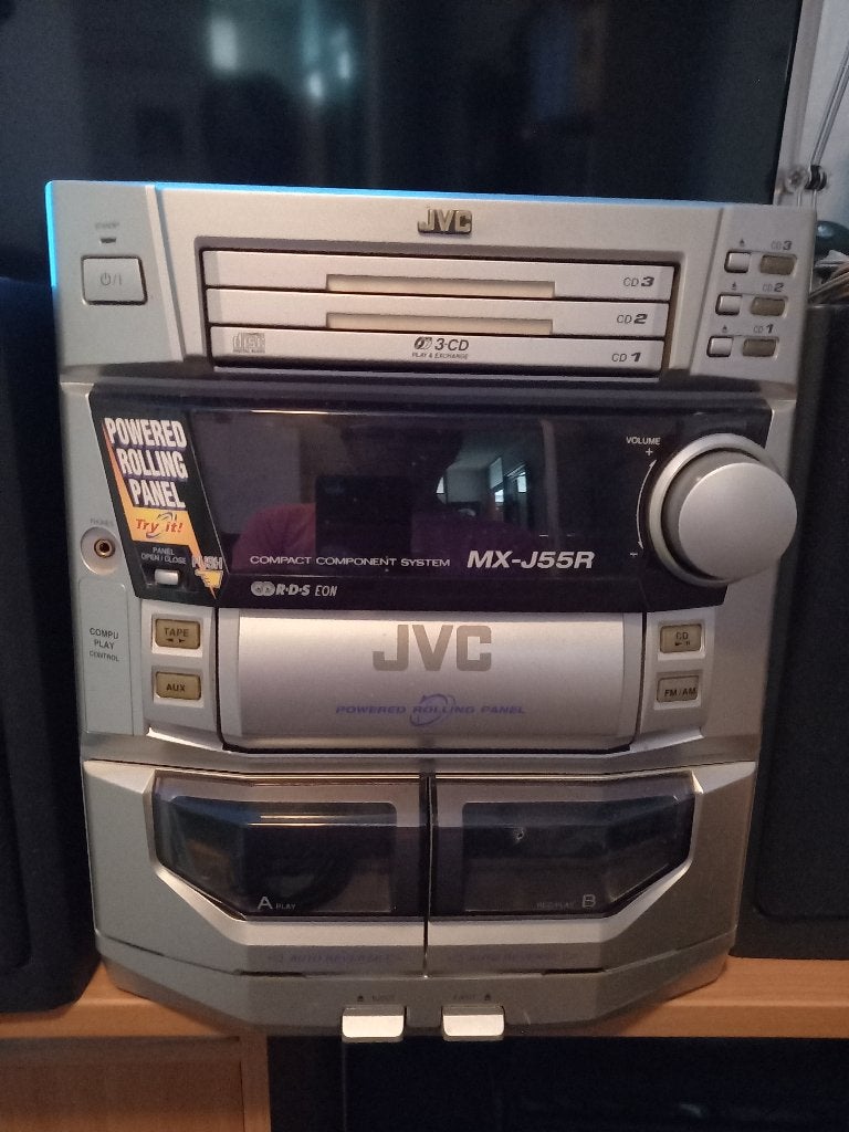 JVC hifi systeem radio,casette's,cd's, Ophalen, Gebruikt, Minder dan 60 watt, JVC