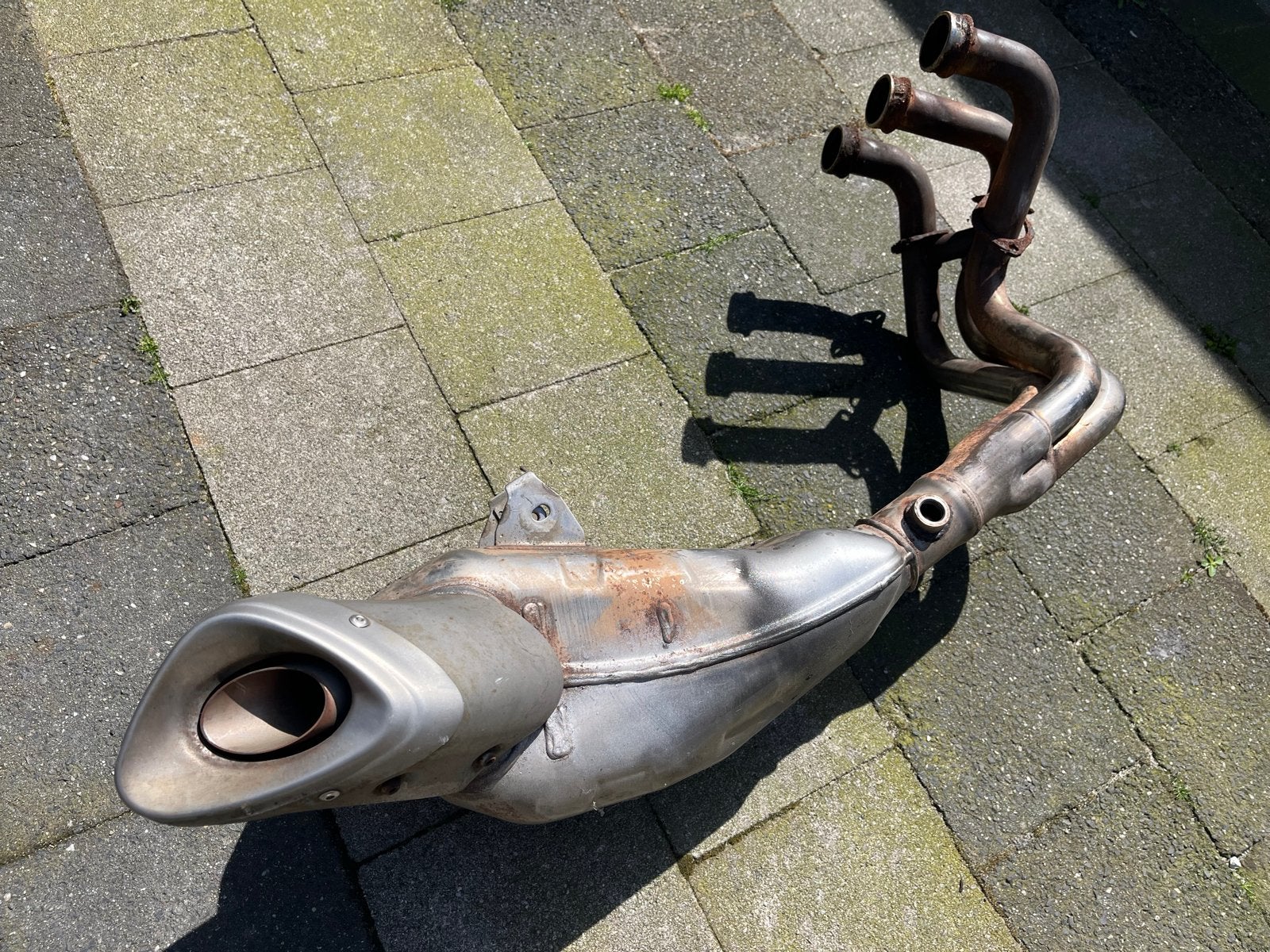 Yamaha Tracer 900 uitlaat, Ophalen, Gebruikt