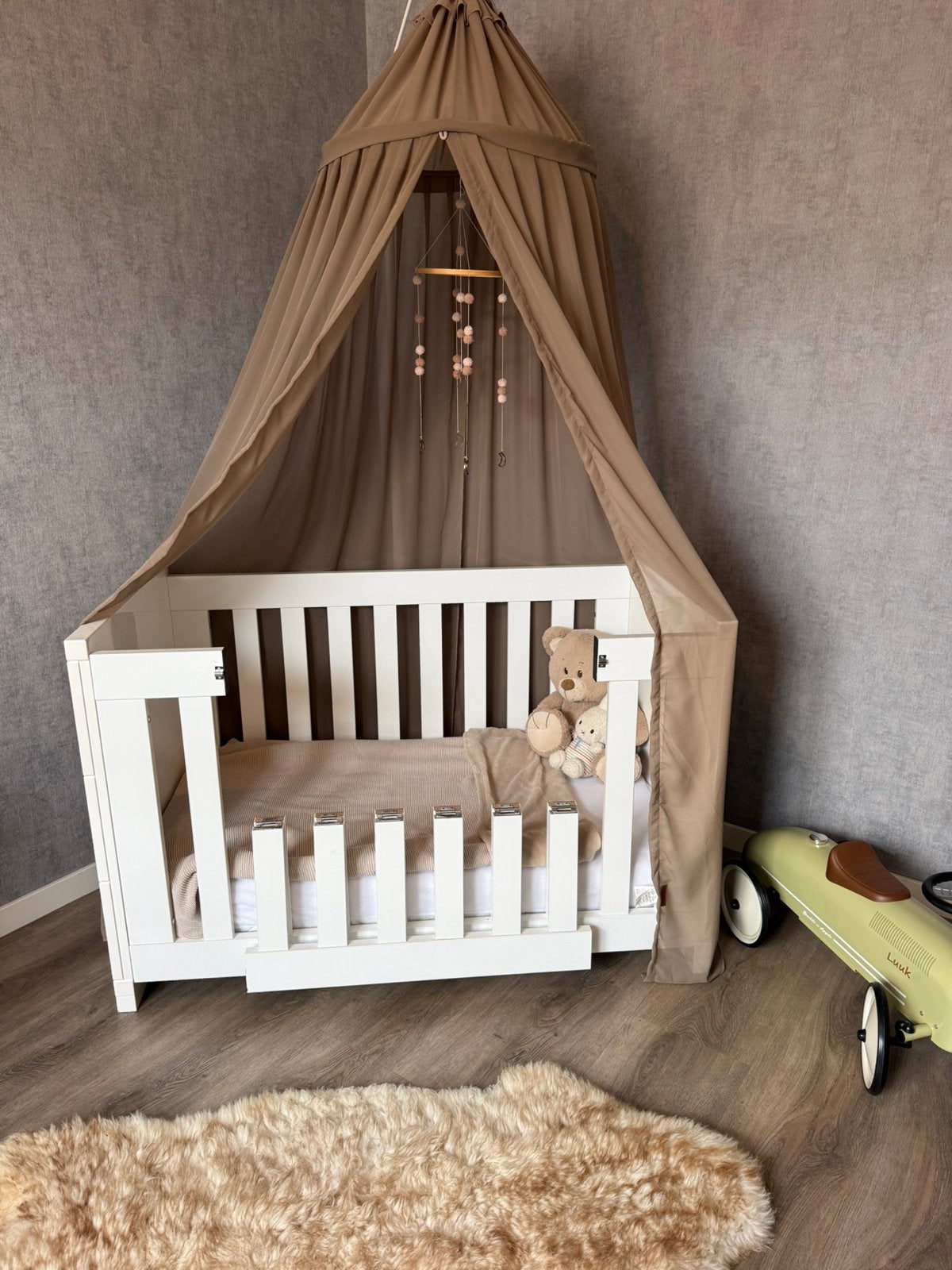 Meubels babykamer wit hoogglans - 3-delig, Kinderen en Baby's, Ophalen, Zo goed als nieuw, Jongetje of Meisje