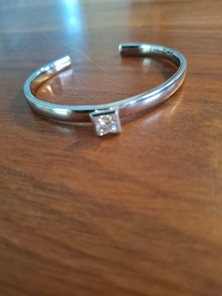 Melano armbandje, Ophalen of Verzenden, Zo goed als nieuw, Zilver, Staal