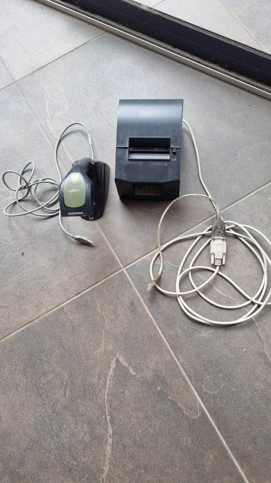 scanner en bonprinter, Ophalen