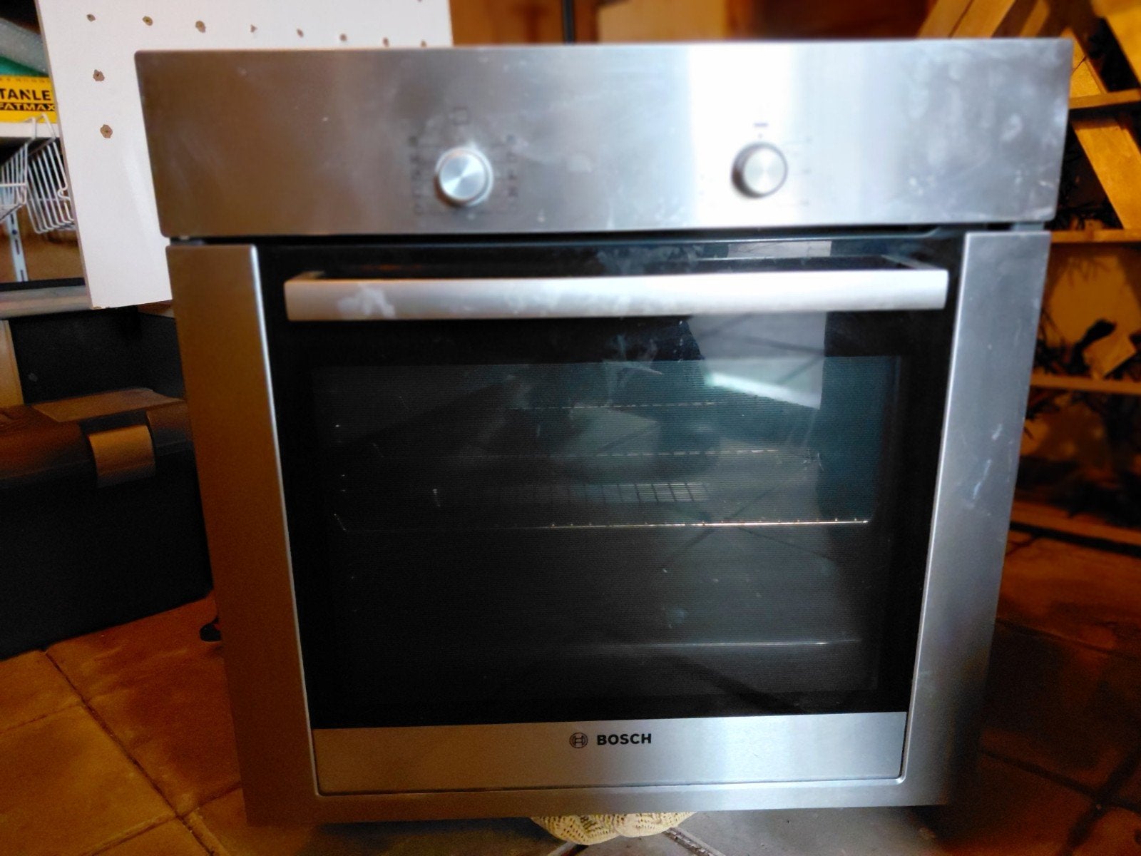 Bosch hete lucht oven en grill, inbouw, Witgoed en Apparatuur, Ophalen, Hete lucht, Bosch, Inbouw