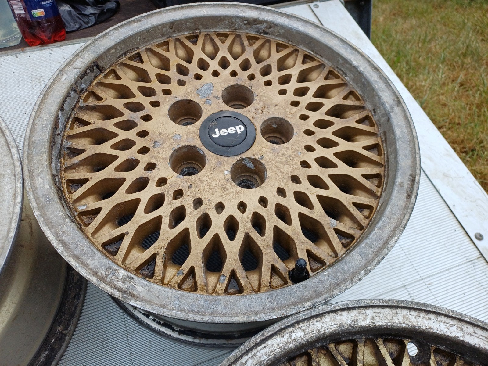 Jeep Cherokee XJ Limited 4x4 velgen 7Jx15, Ophalen, Gebruikt, Velg(en), 7931 TA
