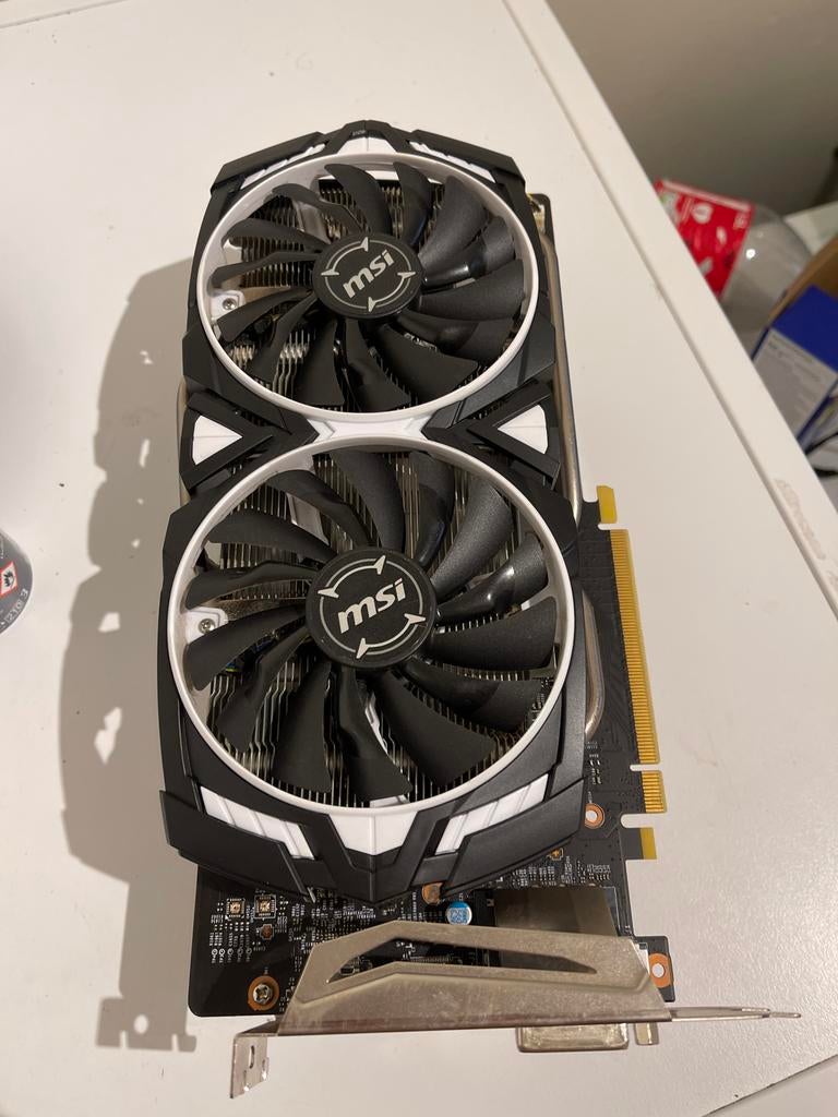 MSI GeForce GTX 1060 ARMOR 6G OCV1 Videokaart, Ophalen, PCI-Express 3, Gebruikt, HDMI