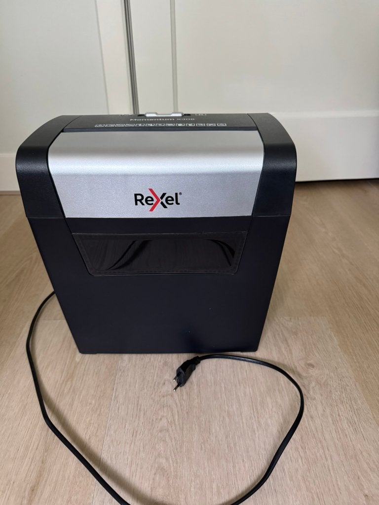 Rexel Momentum X308 | Papierversnipperaar/shredder, Diversen, Ophalen, Zo goed als nieuw