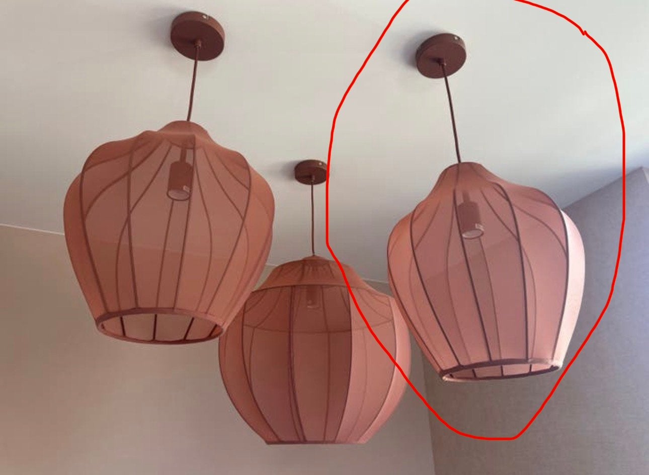 Westwing Beau hanglamp - Nieuw, Ophalen, Nieuw, Textiel, E27 (groot)