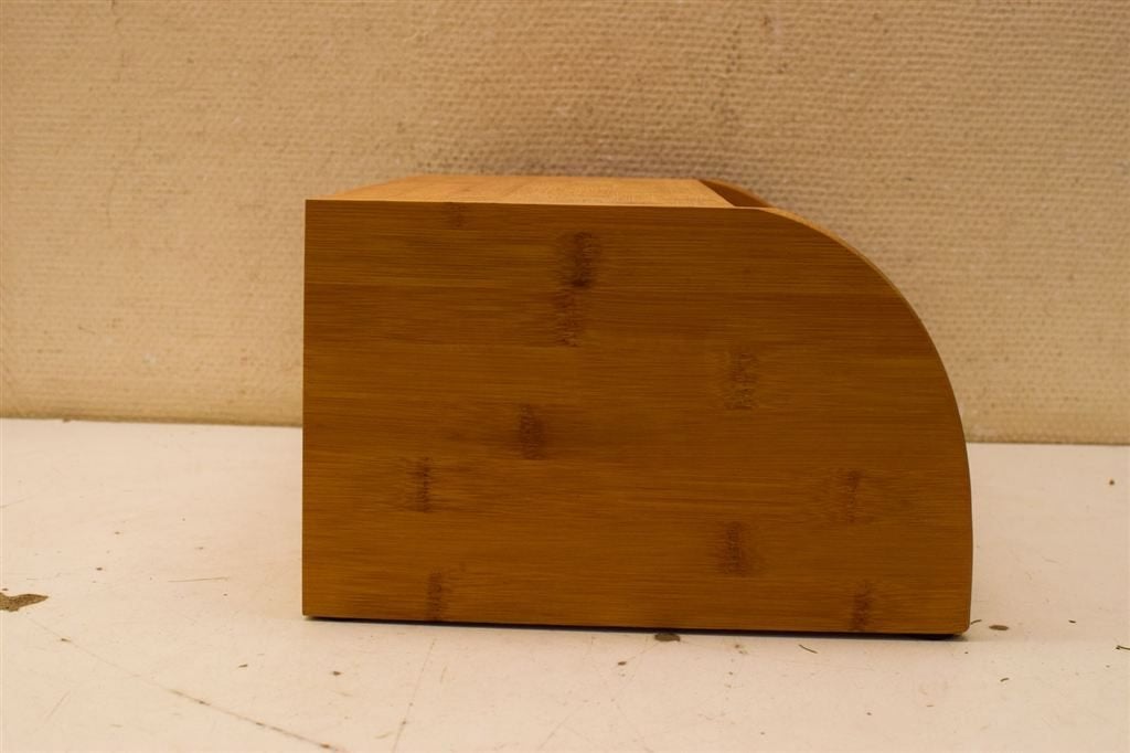 Houten Broodtrommel met roldeksel 50629, Ophalen of Verzenden, Gebruikt