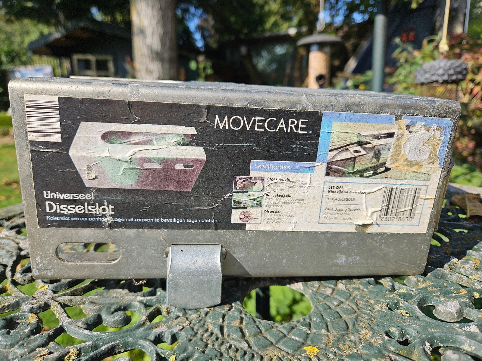 Universeel Disselslot - Beveilig uw aanhanger/caravan, Auto diversen, Ophalen of Verzenden, Gebruikt