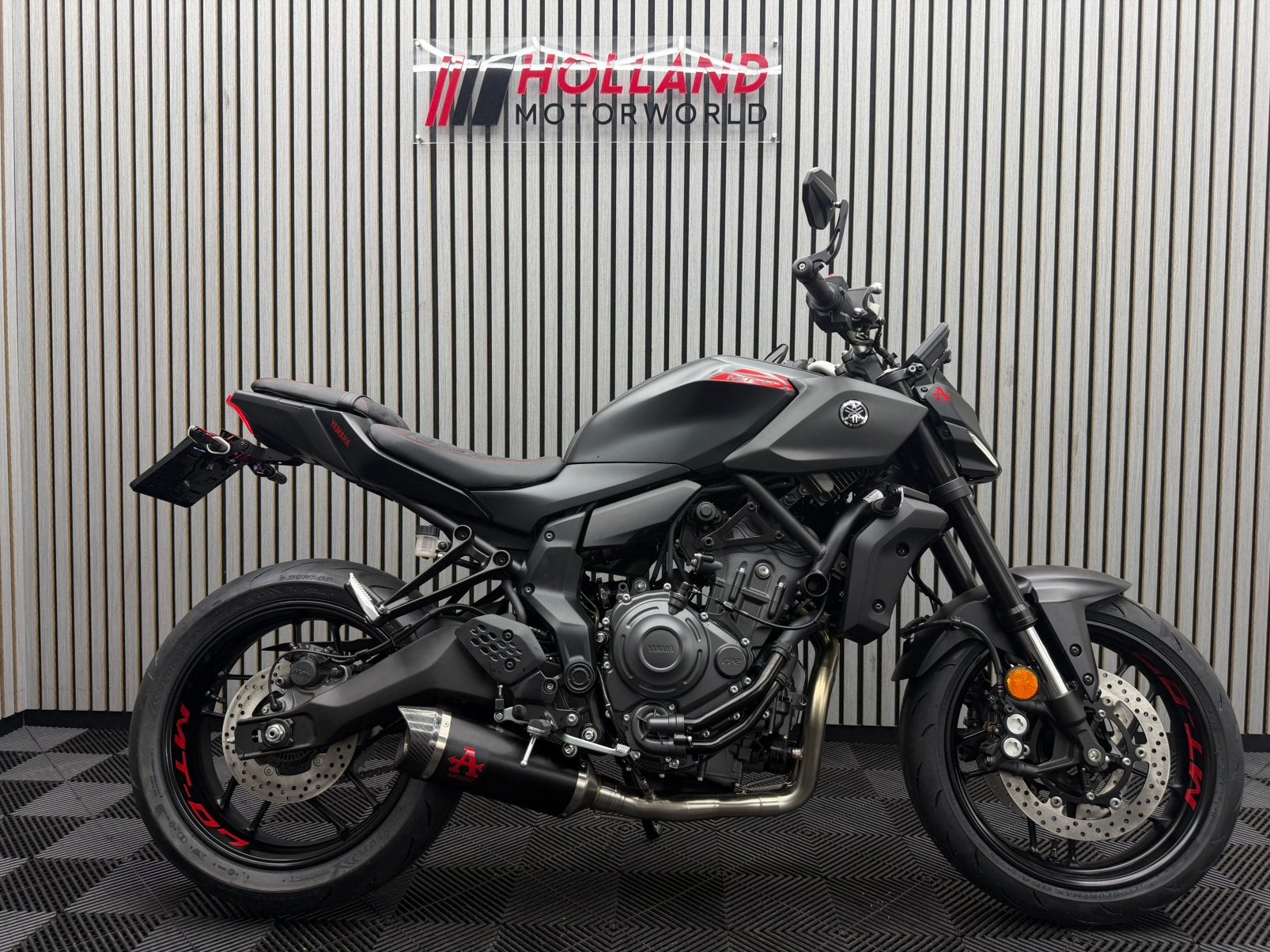 Yamaha MT-07 2026 zwart Quickshifter Arrow uitlaat MT07 MT 7, 2 cilinders, Bedrijf, Handgeschakeld, 12 t/m 35 kW