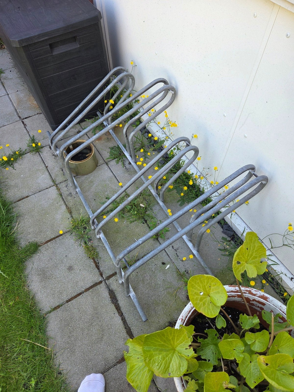 Fietsenrek voor 4 fietsen - Gebruikt, Ophalen, Gebruikt