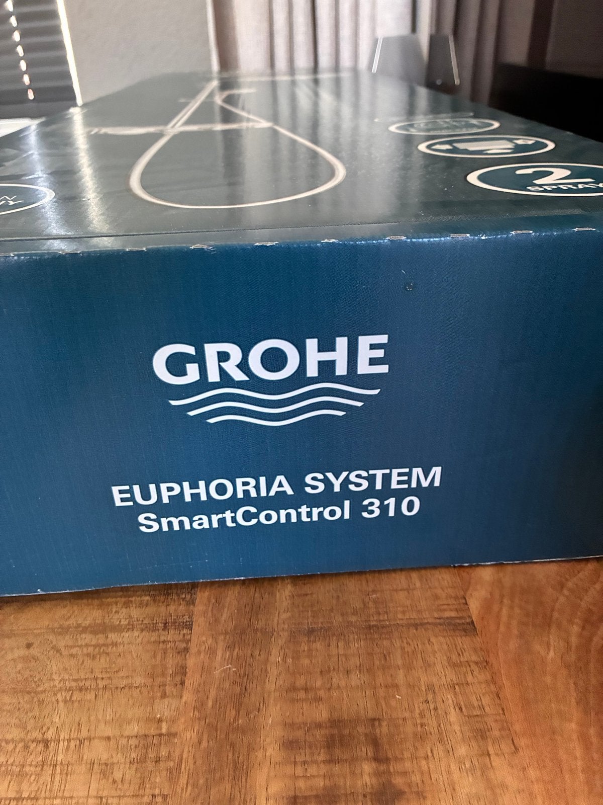 Grohe Euphoria SmartControl 310 douchesysteem, Ophalen, Nieuw, Chroom, Douche