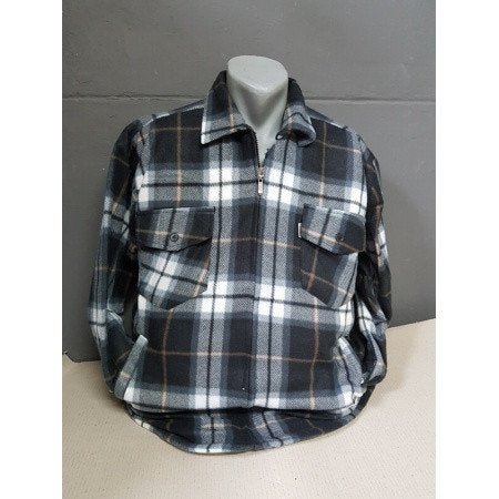 Gevoerd Houthakkers vest zwart/wit/bruin, Kleding | Heren, Truien en Vesten, Ophalen of Verzenden, Nieuw, Overige maten, Zwart