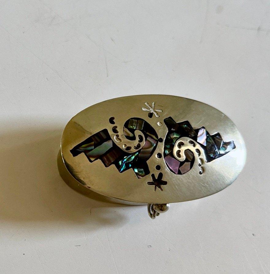 Klein doosje met parelmoer, Antiek en Kunst, Ophalen of Verzenden