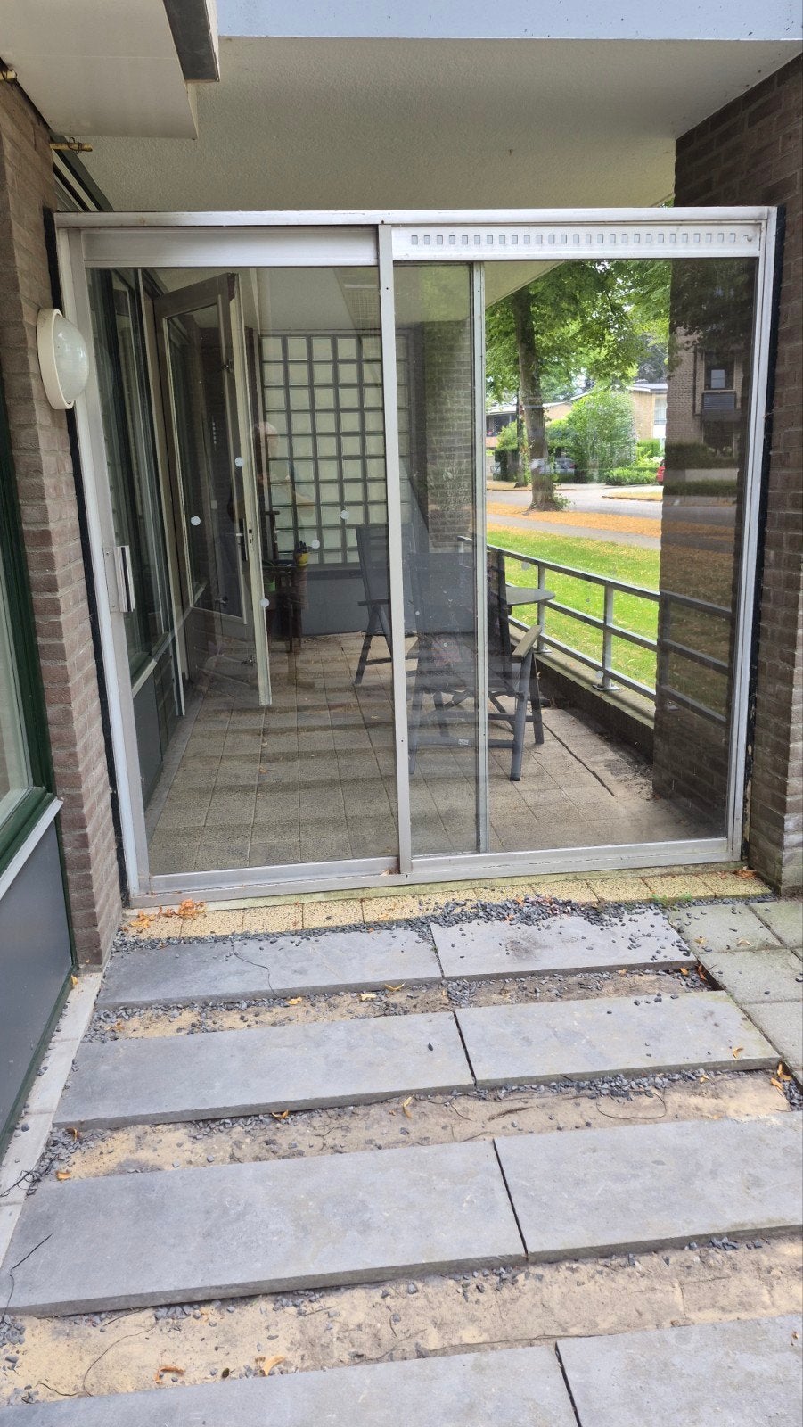 gratis, Doe-het-zelf en Verbouw, Kozijnen en Schuifpuien, Ophalen, Gebruikt, 225 cm of meer, Aluminium
