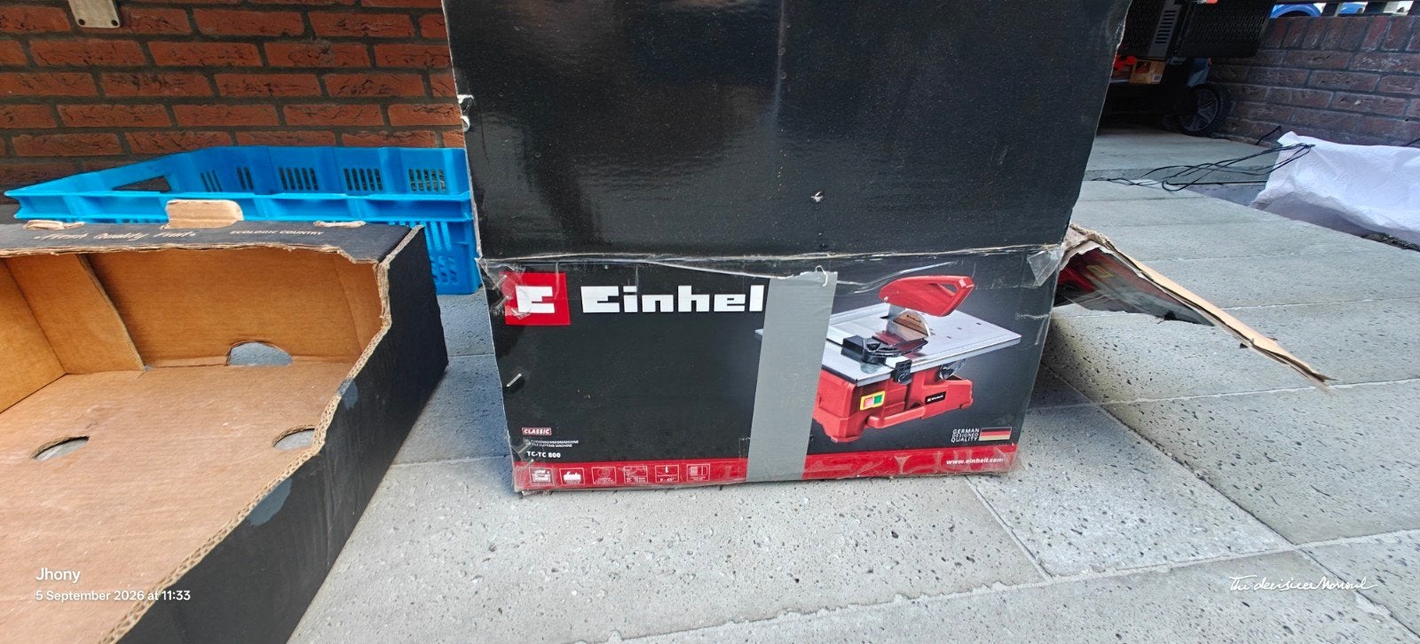 Einhell TE-TC 620 Tegelsnijder - Zo goed als nieuw, Gebruikt, Overige typen, Ophalen of Verzenden, 30 tot 70 mm