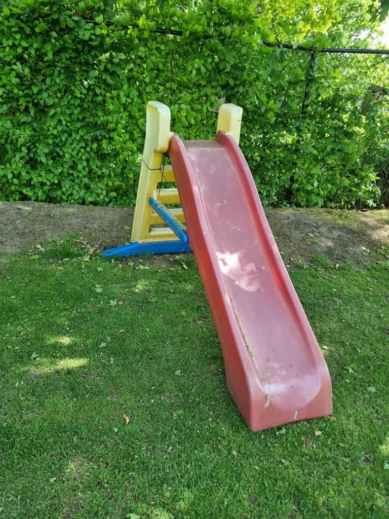 Kinderglijbaan - Rood met geel frame. GRATIS af te halen!, Ophalen, Gebruikt, Glijbaan