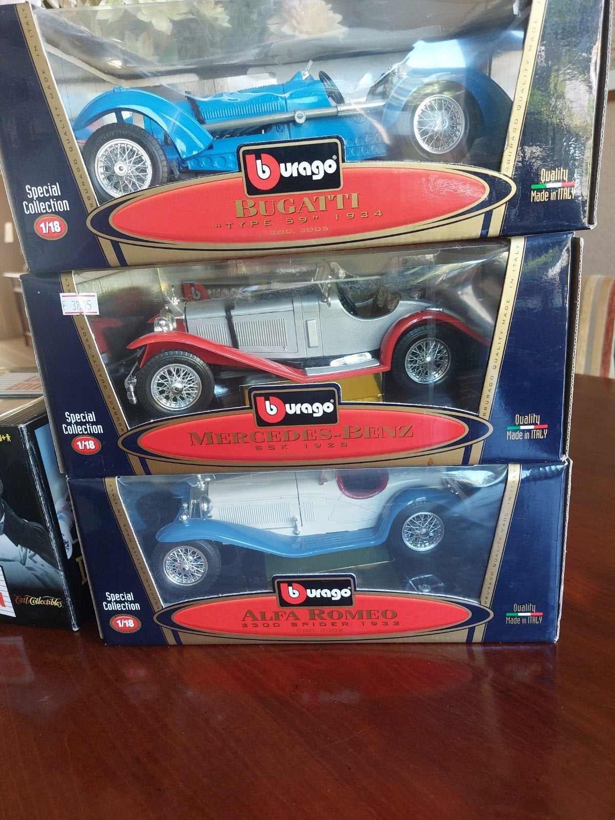 Burago Special Collection ⁷: Bugatti, Mercedes, Alfa Romeo, Hobby en Vrije tijd, Modelauto's | 1:18, Ophalen of Verzenden, Nieuw