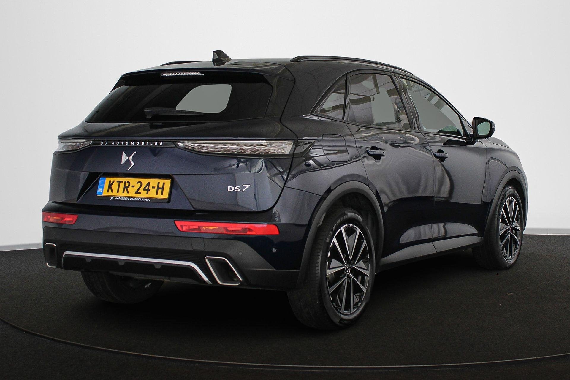 DS 7 E-Tense 300 4x4 Etoile Pano Leder FOCAL Stoelverwarming, Auto's, Automaat, 14 kWh, Gebruikt, Blauw