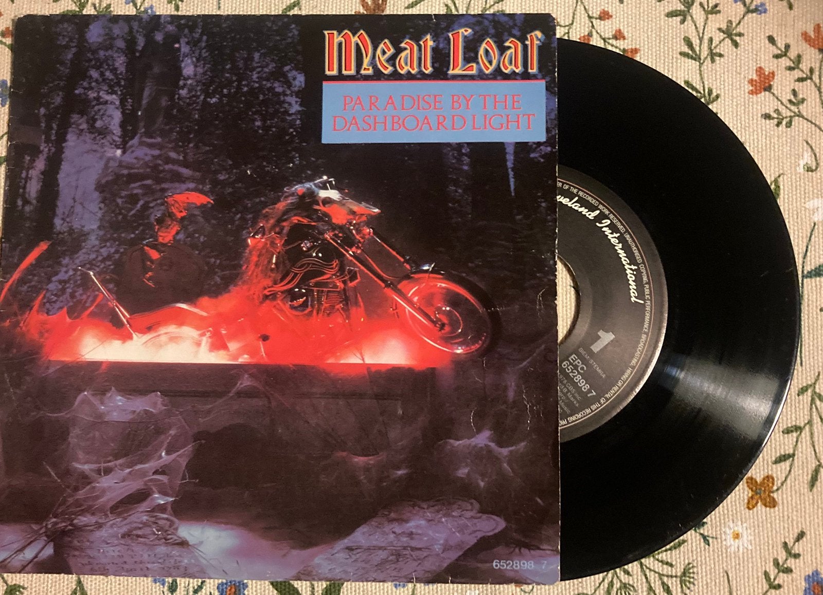 Vinyl single Meatloaf - Paradise by D. / You took the words, Cd's en Dvd's, Vinyl Singles, Gebruikt, 7 inch, Ophalen of Verzenden