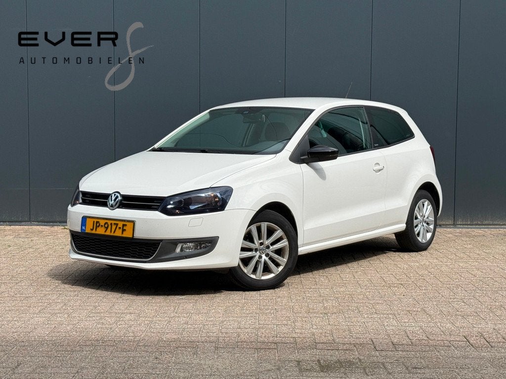 Volkswagen Polo 1.2 Easyline, Style, Airco, Stoelverwarming,, Auto's, Voorwielaandrijving, Euro 5, Zwart, 60 pk