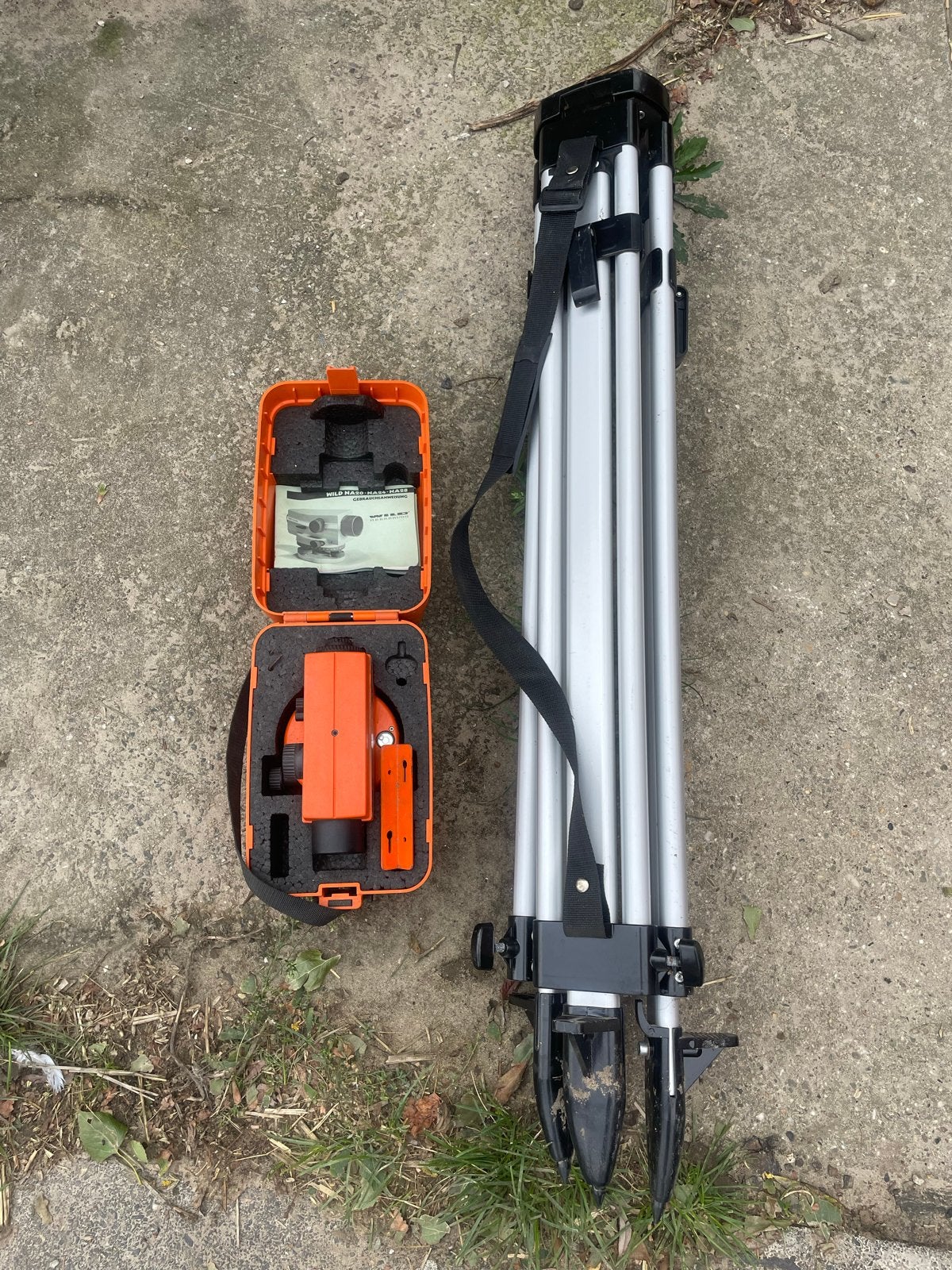 Wild Heerbrugg NA20 Waterpasinstrument met Statief, Ophalen of Verzenden, Gebruikt, Overige meters