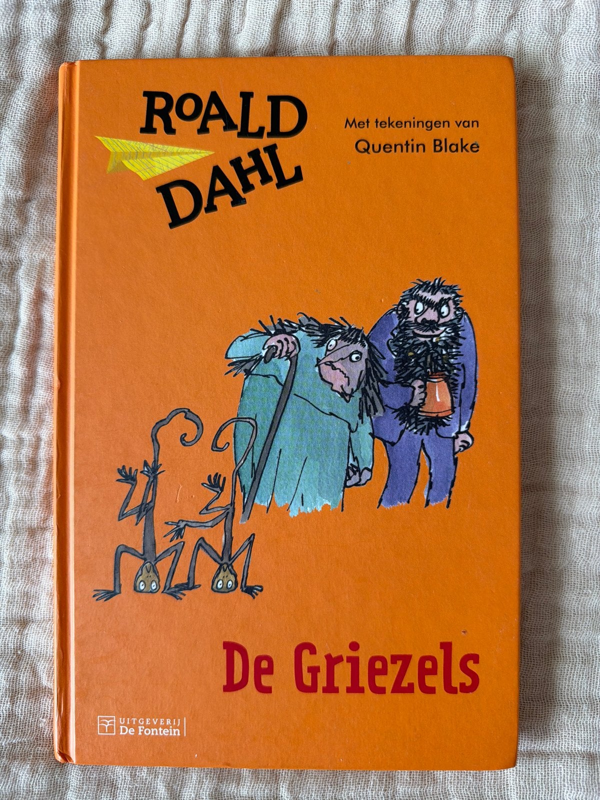 De Griezels - Roald Dahl (met tekeningen van Quentin Blake), Ophalen of Verzenden, Gelezen, Fictie algemeen