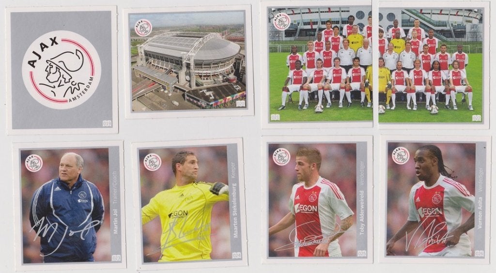 AH voetbalstickers Eredivisie 2010-2011, Verzenden, Zo goed als nieuw, Buitenlandse clubs, Poster, Plaatje of Sticker