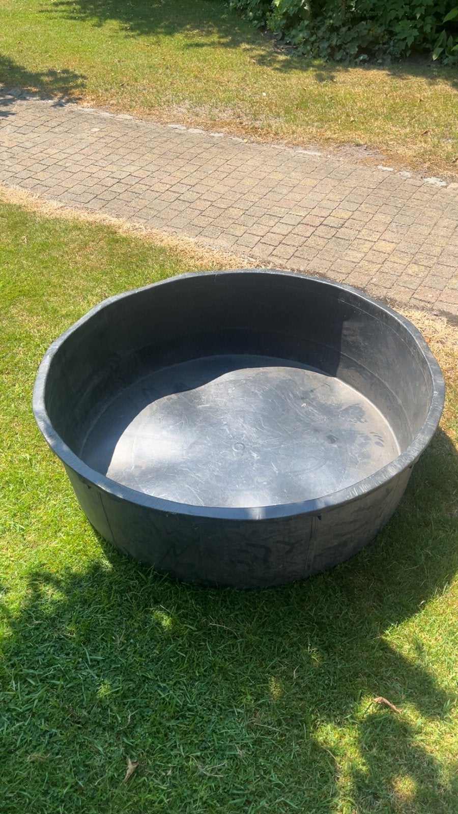 Grote rubberen veekuip / waterbak 275 liter – Ø100 cm, Tuin en Terras, Bloembakken en Plantenbakken, Ophalen