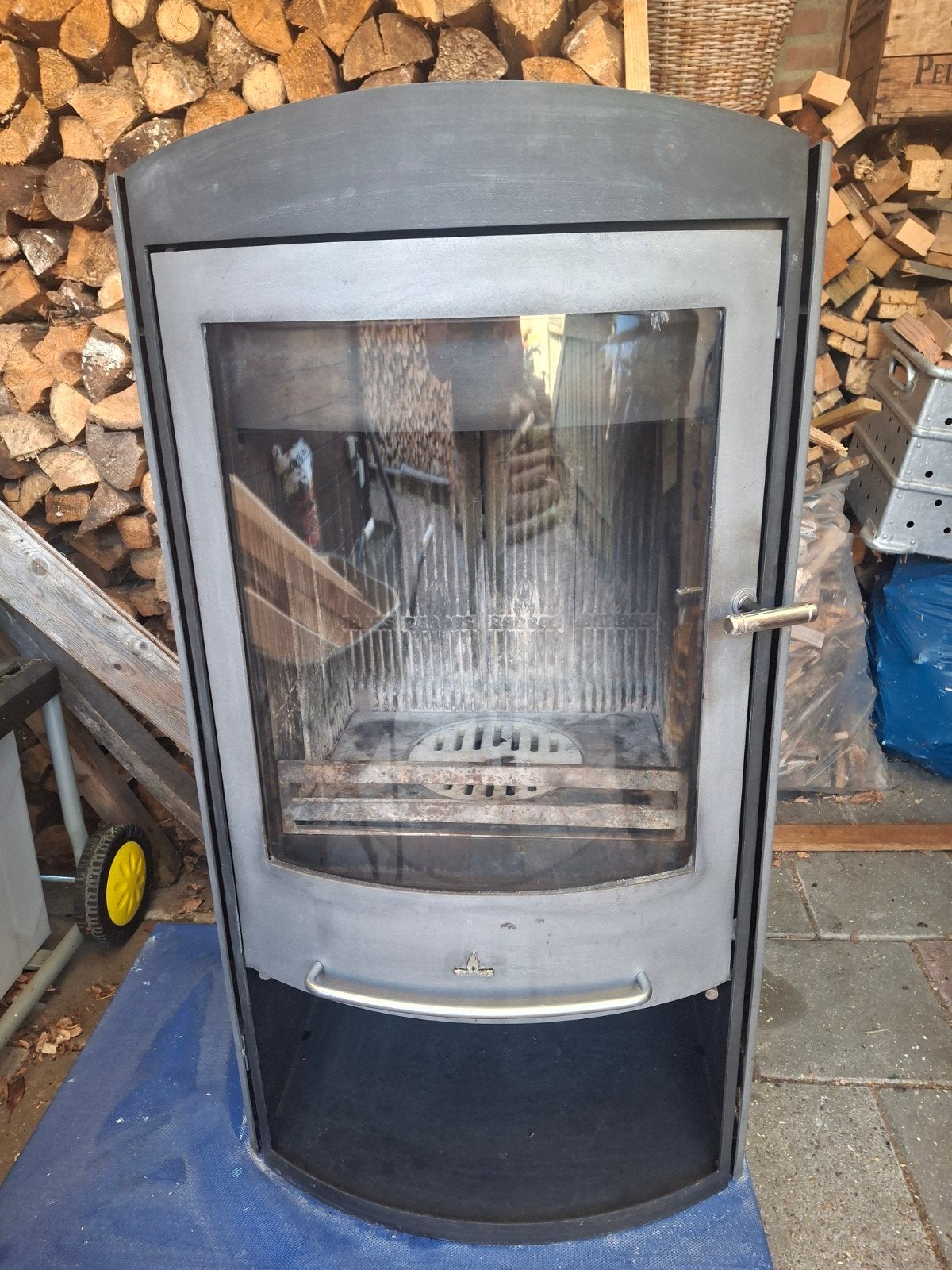 Barbas Eco 400 houtkachel, Ophalen, Gebruikt, Vrijstaande haard, Houthaard