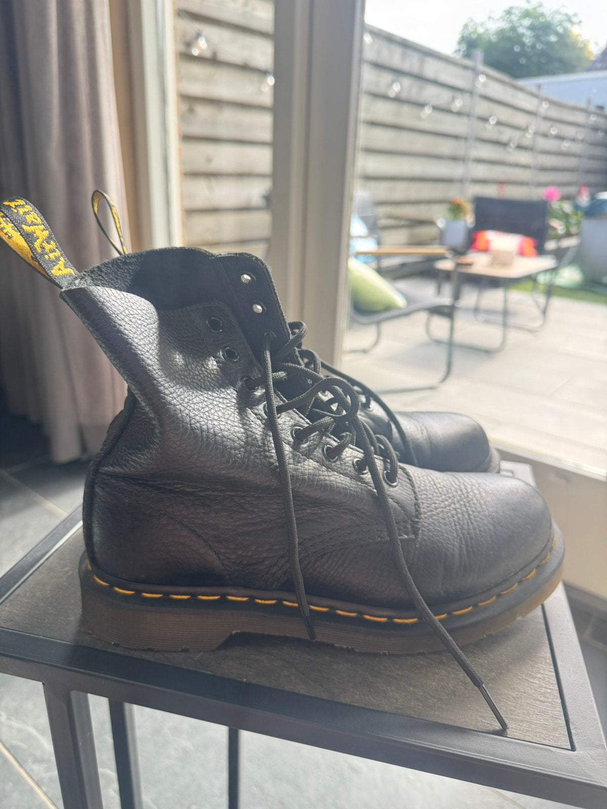 Dr Martens 1460 Pascal boots, Verzenden, Zwart, Lage of Enkellaarzen, Zo goed als nieuw