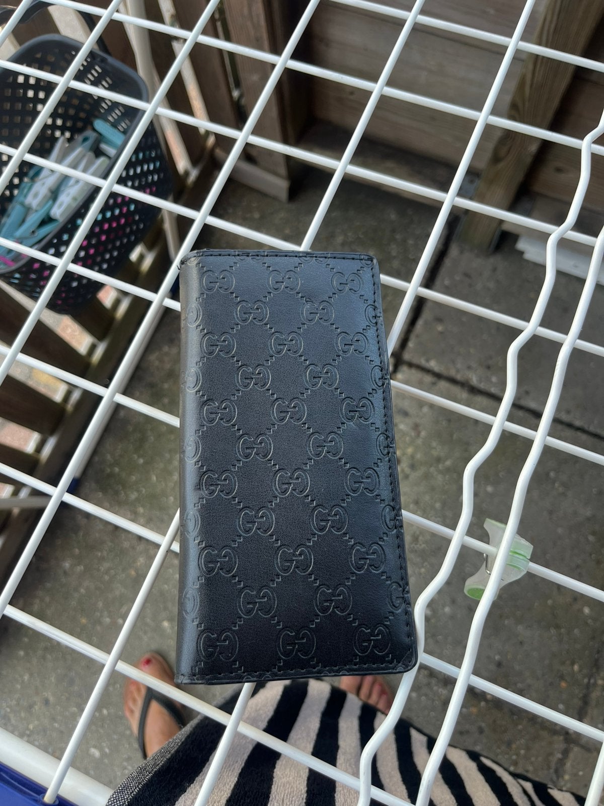 Gucci portemonee zwart als nieuw, Ophalen of Verzenden, Zo goed als nieuw, Zwart