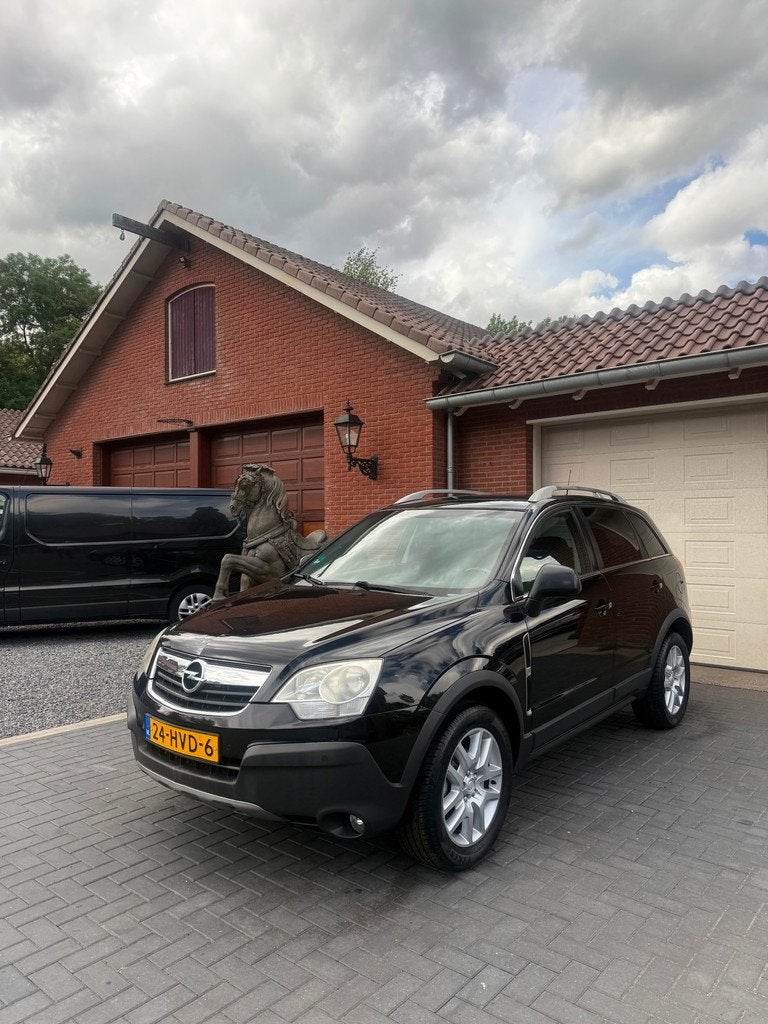 Opel Antara 2.4-16V Temptation, MOTOR KAPOT!, Auto's, Opel, Gebruikt, 4 cilinders, Zwart, Bedrijf