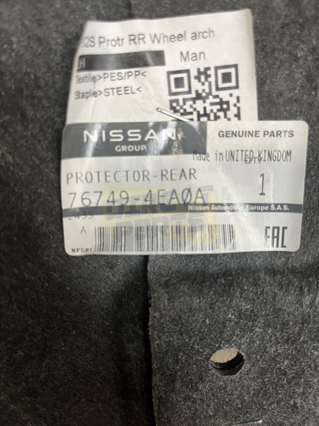 Nissan Qashqai (02/14-04/21) modderkuip Links achter Origine, -, -, Nieuw, Ophalen of Verzenden