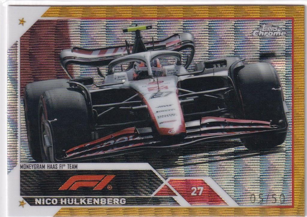 Nico Hulkenberg Gold Wave Refractor #120 /50, Verzamelen, Automerken, Motoren en Formule 1, Verzenden, Nieuw, Formule 1