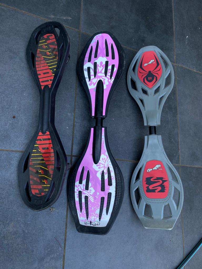 Waveboard, 3x, Ophalen, Gebruikt, Jongen of Meisje