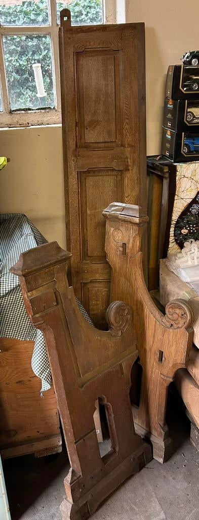Oude kerkbank , zonder zitting, Antiek en Kunst, Antiek | Meubels | Stoelen en Banken, Ophalen