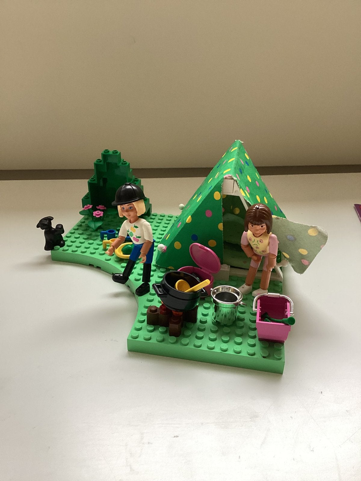Lego Belville ponykamp 5854 compleet, Ophalen of Verzenden, Zo goed als nieuw