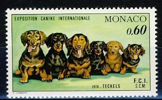 Monaco 1219 Honden 1976 postfris, Ophalen of Verzenden, Postfris