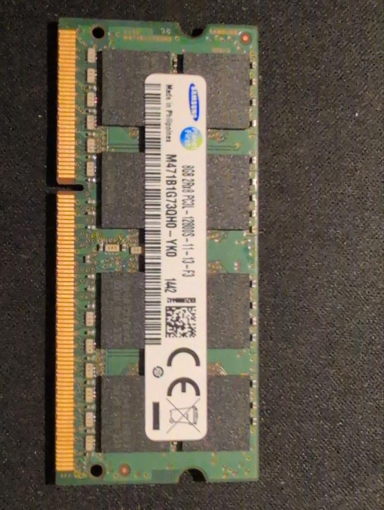 Samsung 8GB DDR3L Laptop Geheugen, Computers en Software, RAM geheugen, Ophalen