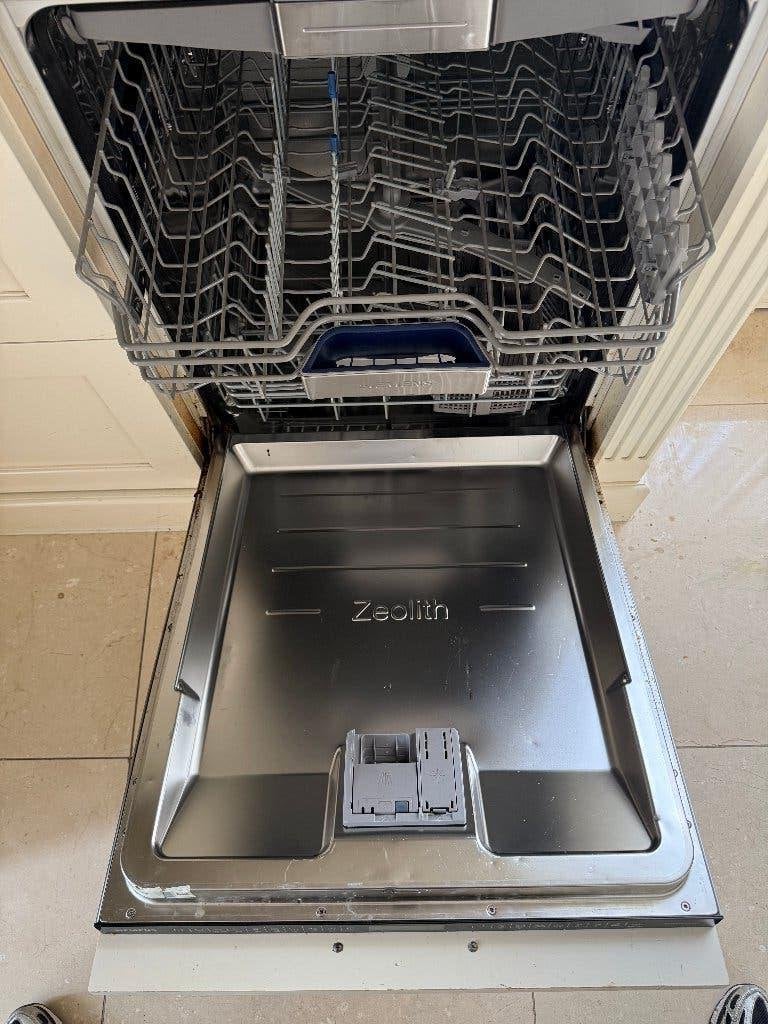 Siemens Studioline Zeolith inbouw vaatwasser SX857X00PE/01, Ophalen, Gebruikt, Minder dan 85 cm, Inbouw