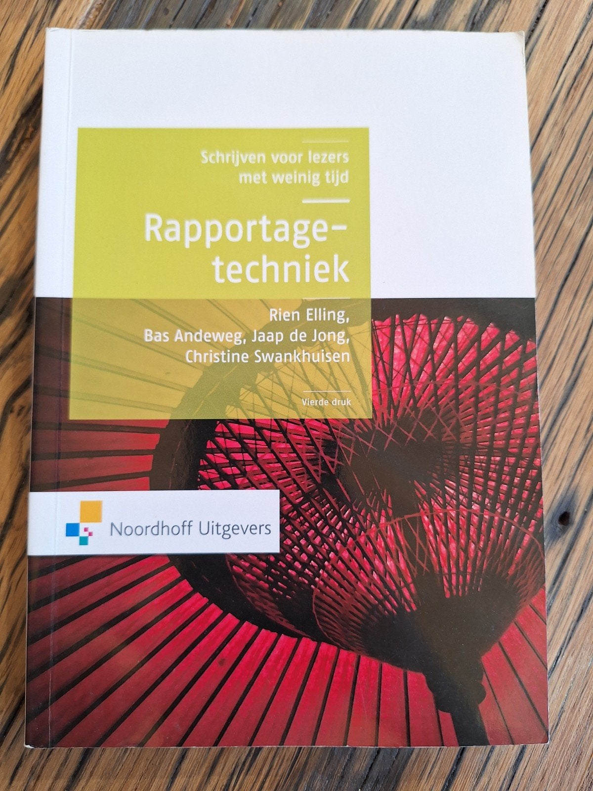 Rapportagetechniek, Ophalen, HBO, Zo goed als nieuw, Rien Elling, Bas Andeweg, Jaap de Jong, Christine Swankhuisen