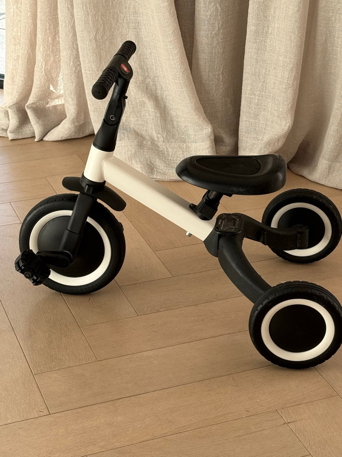Topmark 4-in-1 loopfiets/driewieler - Wit 🤍, Ophalen of Verzenden, Zo goed als nieuw
