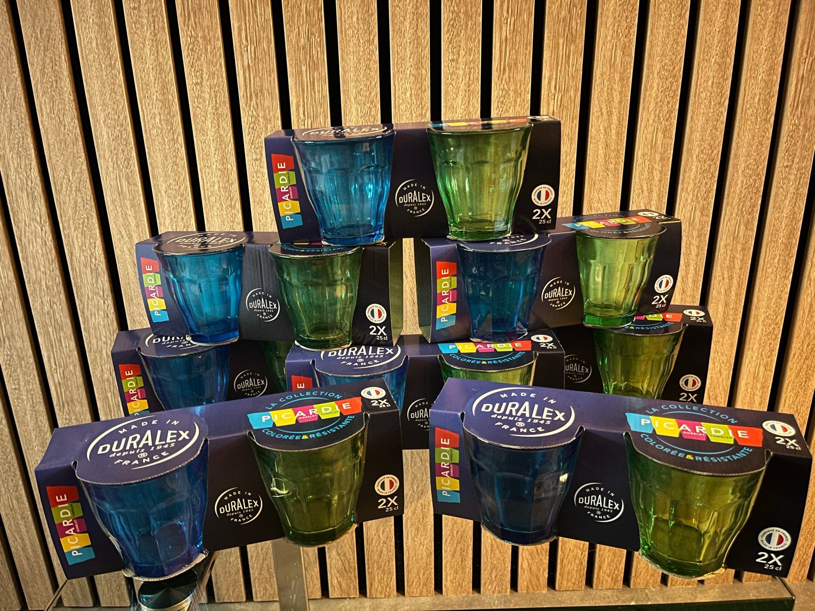 NIEUWE Duralex Picardie Glazen 25cl (14 stuks), Ophalen, Nieuw, Meerkleurig, Overige merken