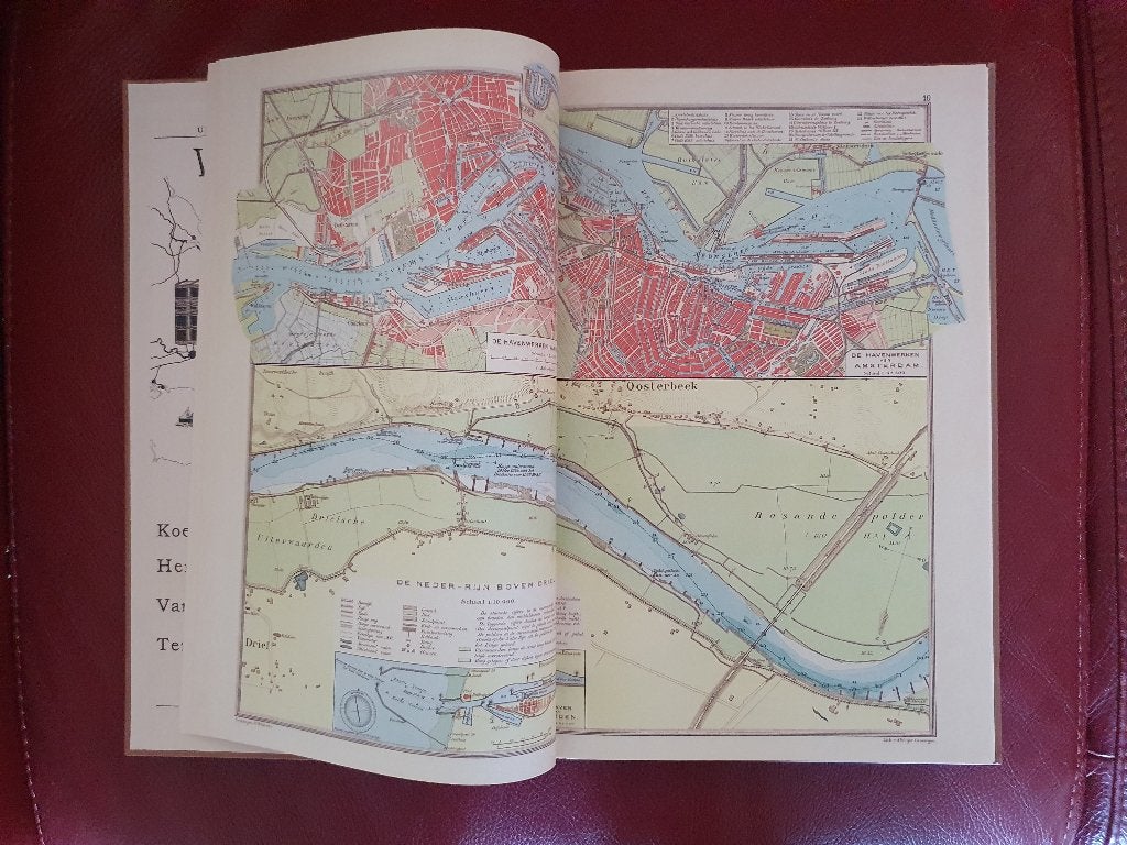 P. R. Bos Schoolatlas 1910 (herdruk), Ophalen of Verzenden, Landkaart, 1800 tot 2000, Nederland