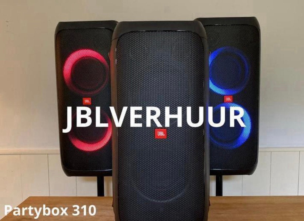 HUREN JBL PARTYBOX ~ 720 & 310 - Incl. Microfoons