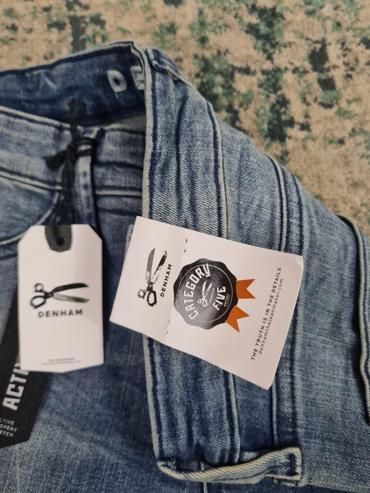 Denham Farrah Super Flare Fit W28 L34 Blauw Nieuw Tulsi2834, Denham, Blauw, Nieuw, Ophalen of Verzenden