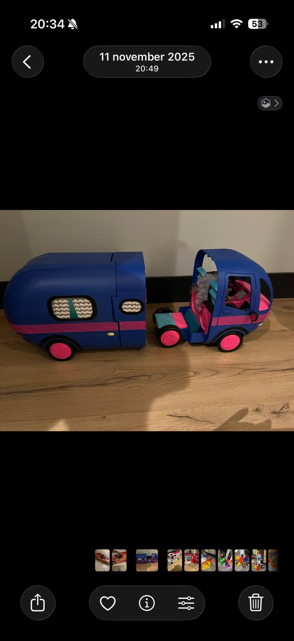 LOL Surprise 3-in-1 Glamper met vliegtuig en auto, Ophalen, Gebruikt, Meisje