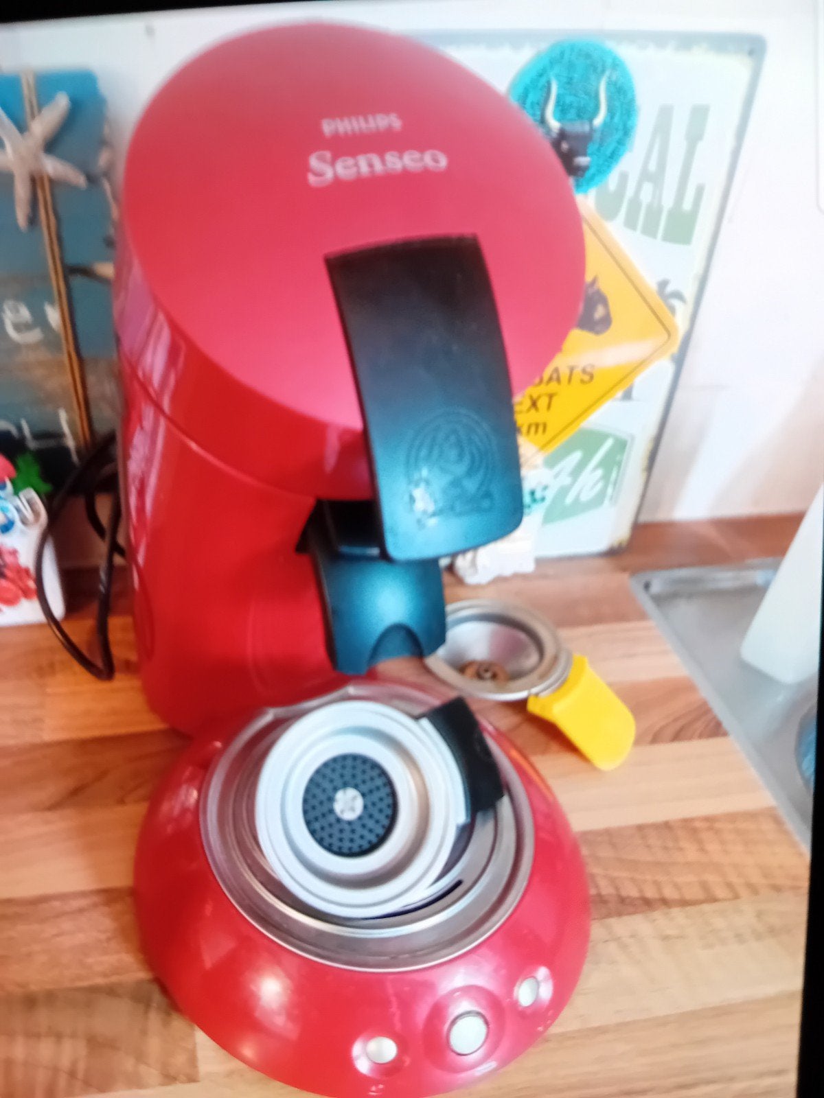 senseo 15 euro vaste prijs goede machine, Ophalen, Zo goed als nieuw, Koffiemachine