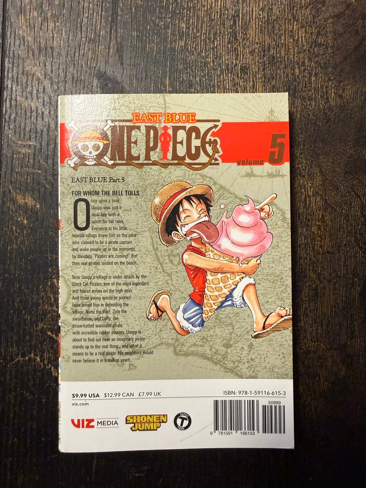 One Piece Manga Deel 5 - East Blue Saga, Boeken, Eén stripboek, Ophalen of Verzenden, Zo goed als nieuw